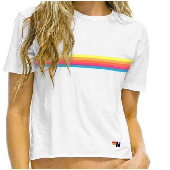 Aviator Nation Sunset Boyfriend Tee Size S - Picture 2 of 7